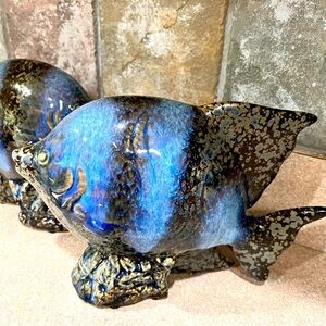 NWOT 2 ceramic fish